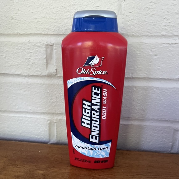 Vintage Old Spice body wash for men high endurance Mountain Rush Rare HTF - Picture 1 of 2